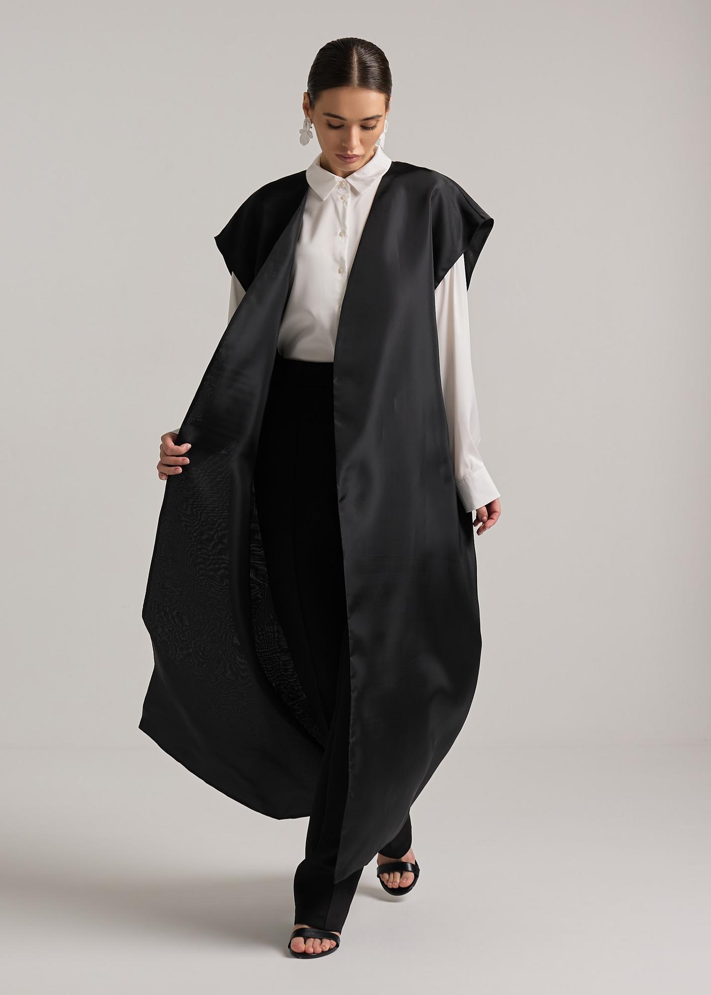 Vest maxi Reverie, black