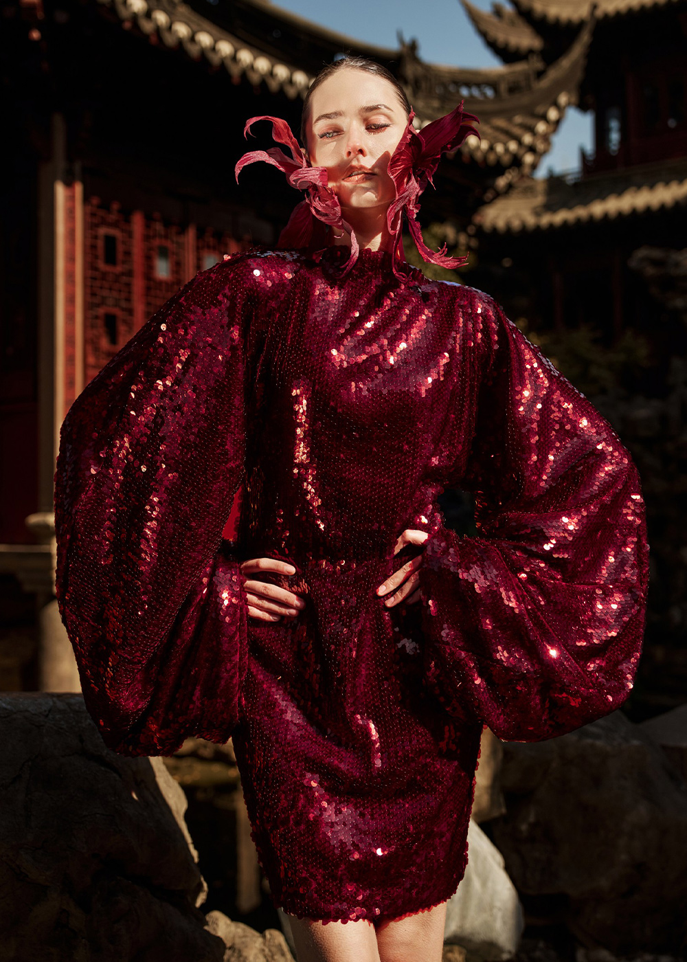 Dress with sequins Talmor