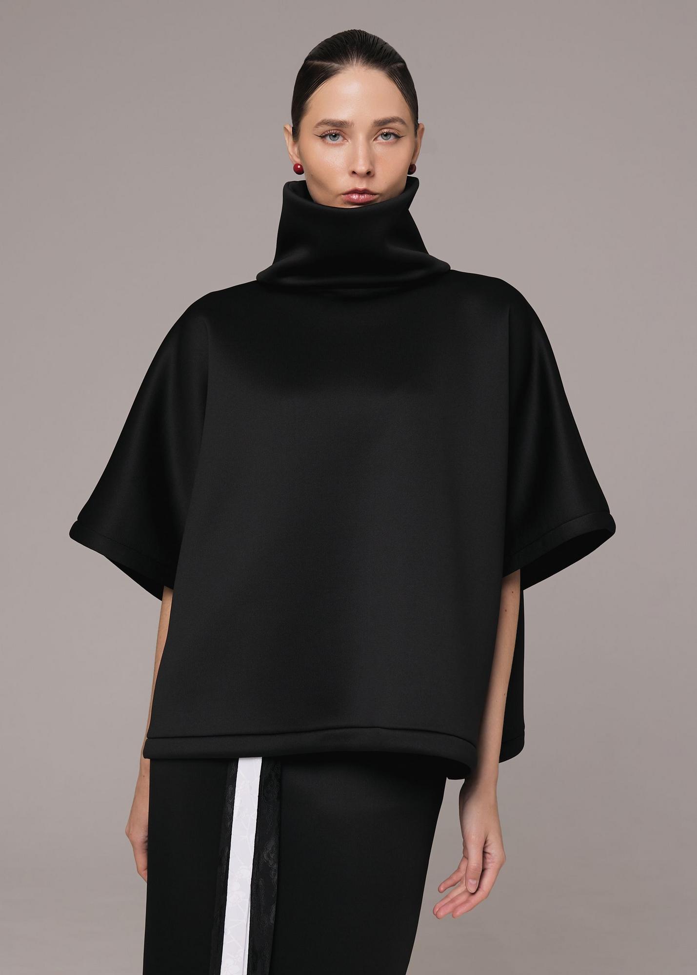 Top of neoprene, black