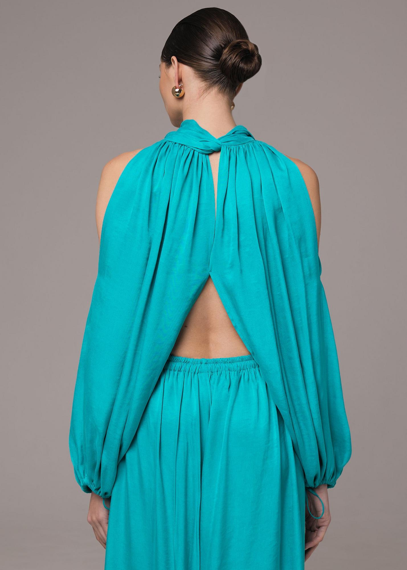 Top, turquoise