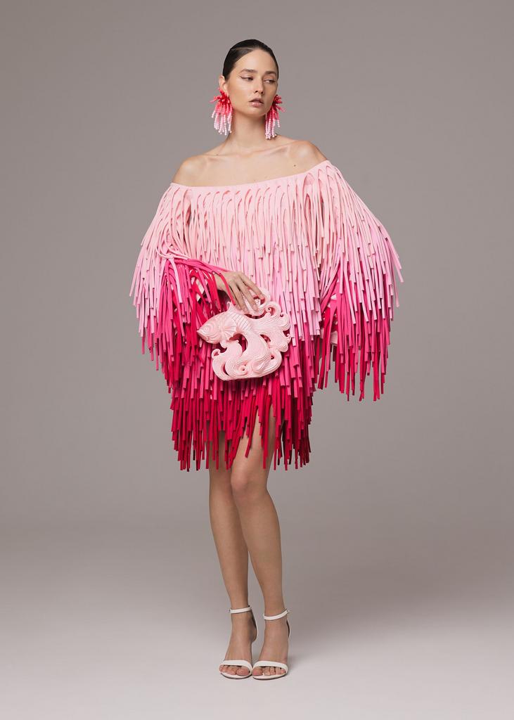 Dress Lotus with gradient, pink