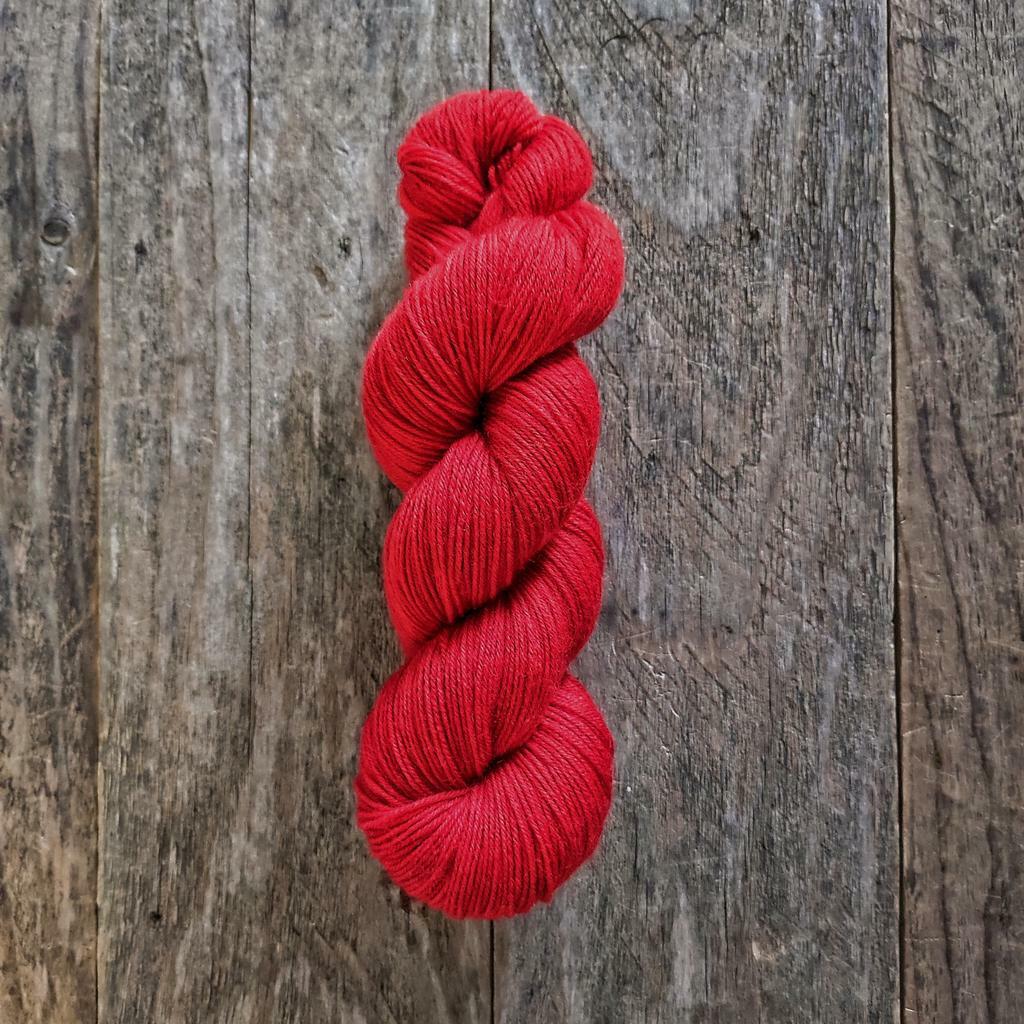 Носочная пряжа "Красный"