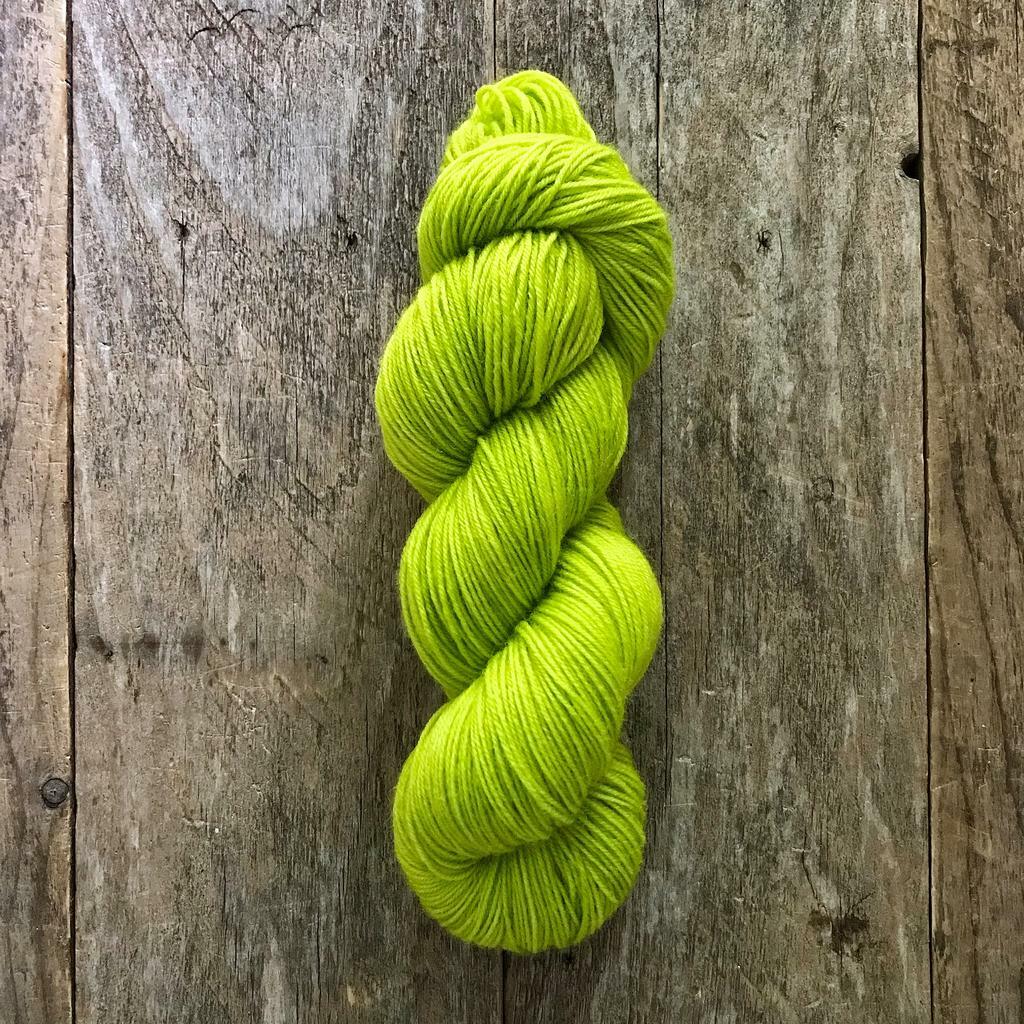 Носочная пряжа "Сочный лайм"