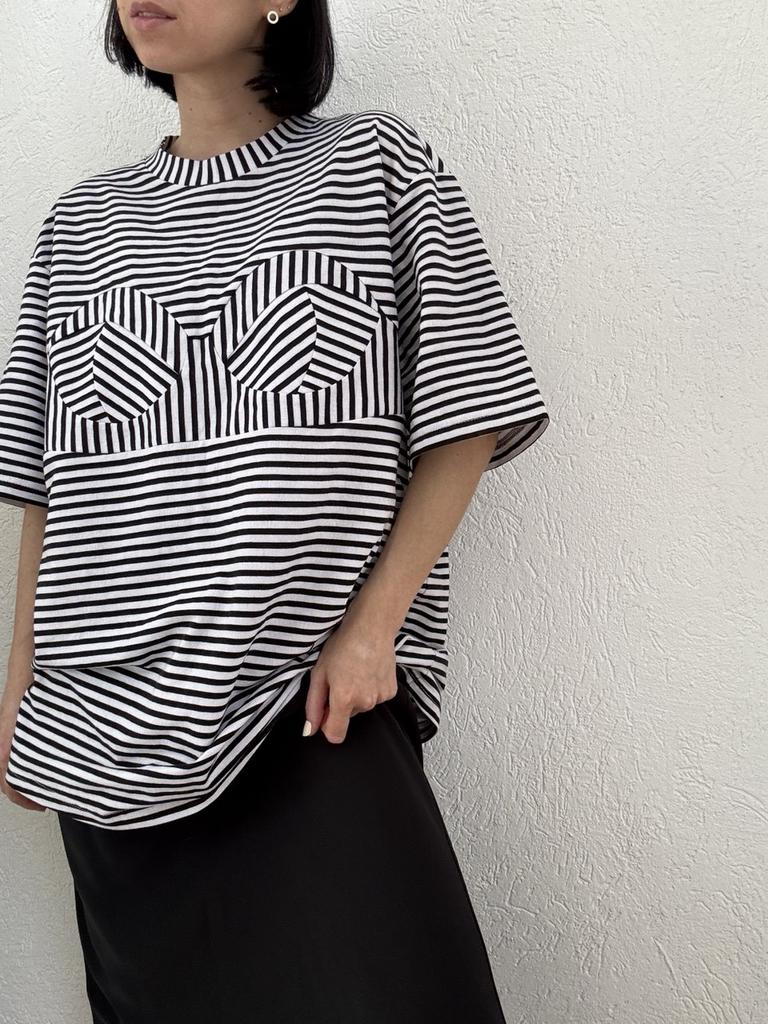 Футболка с имитацией бюстгальтера