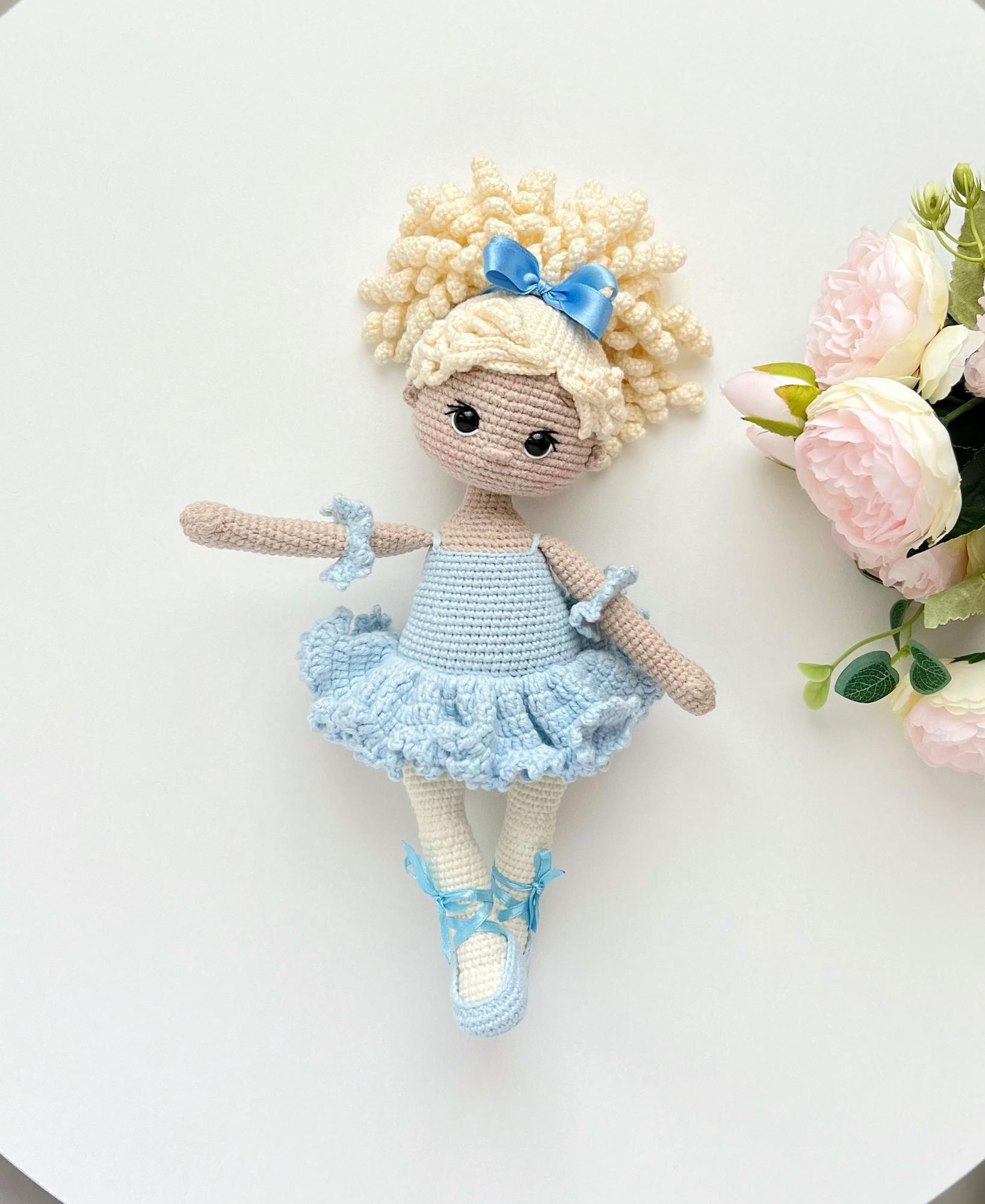 Мастер-класс "Кукла Стефа-балерина в голубом платье"