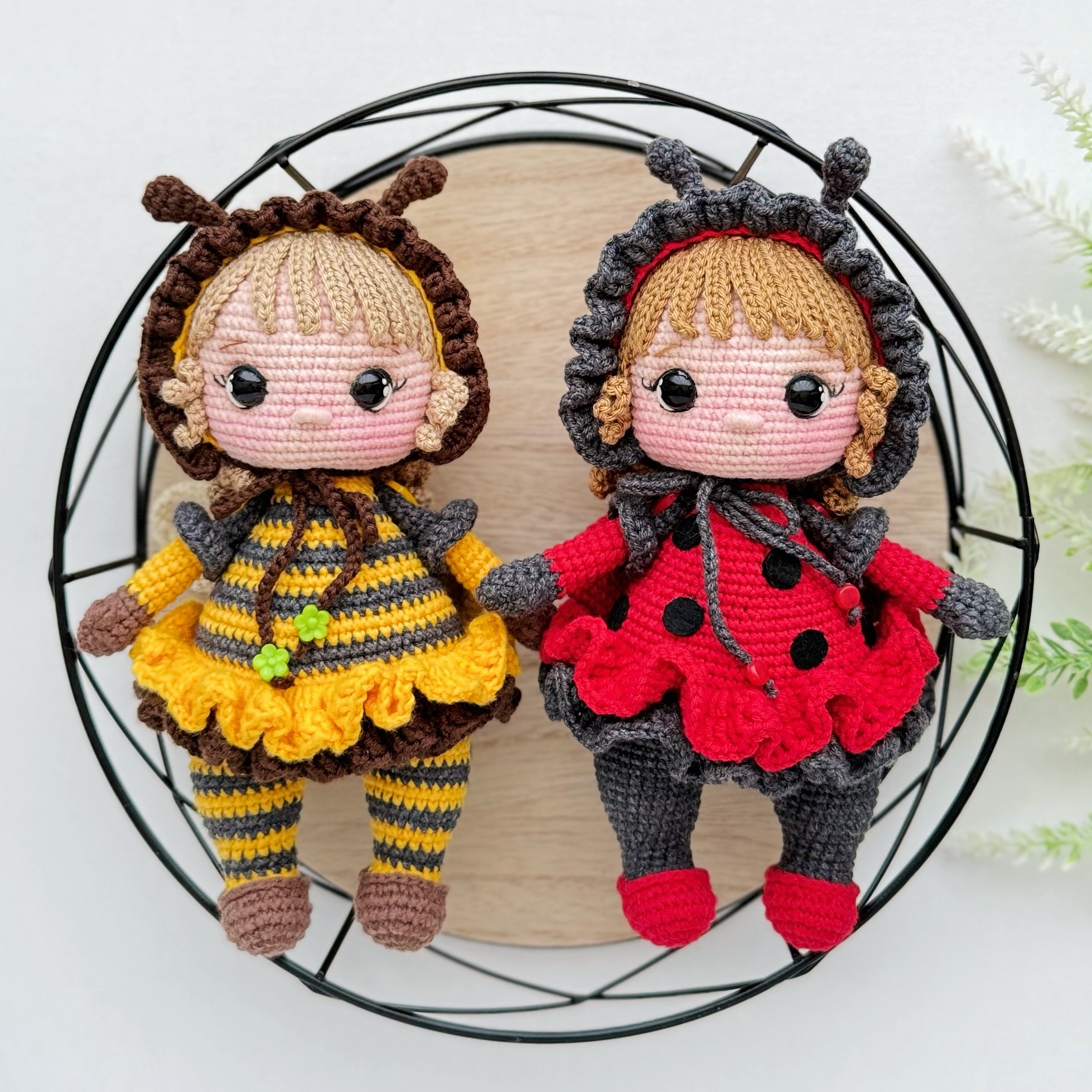 Сет из двух мастер-классов "Пчёлка" и "Божья коровка"