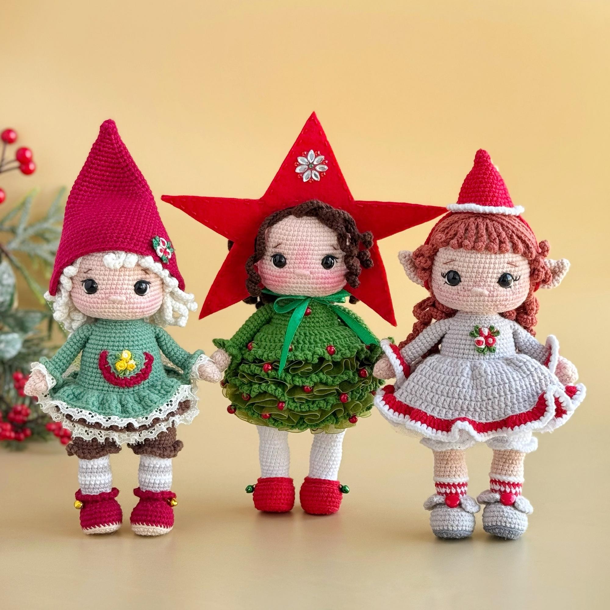 Сет из тре мастер-классов "Гномочка"/ "Ёлочка"/"Эльфочка"