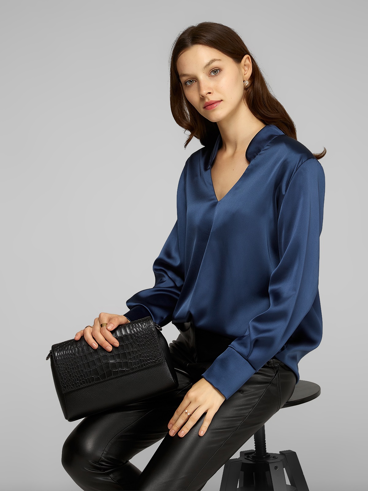 Блузка "Лаванда Гроза"