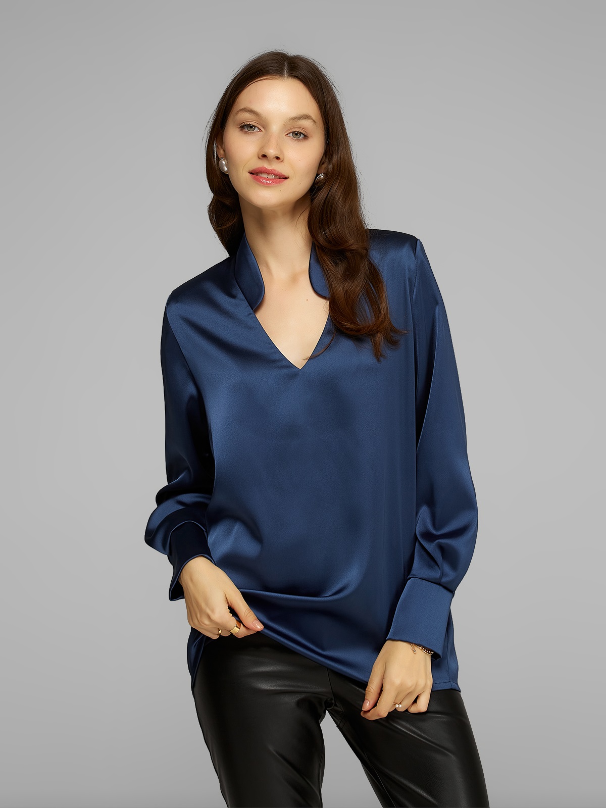 Блузка "Лаванда Гроза"