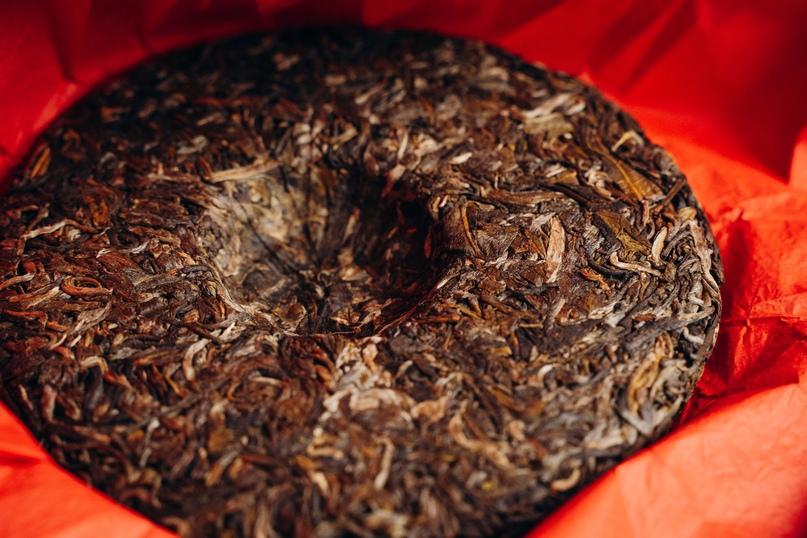 "Лесная хижина", копченый Шэн Пуэр 100л. деревья