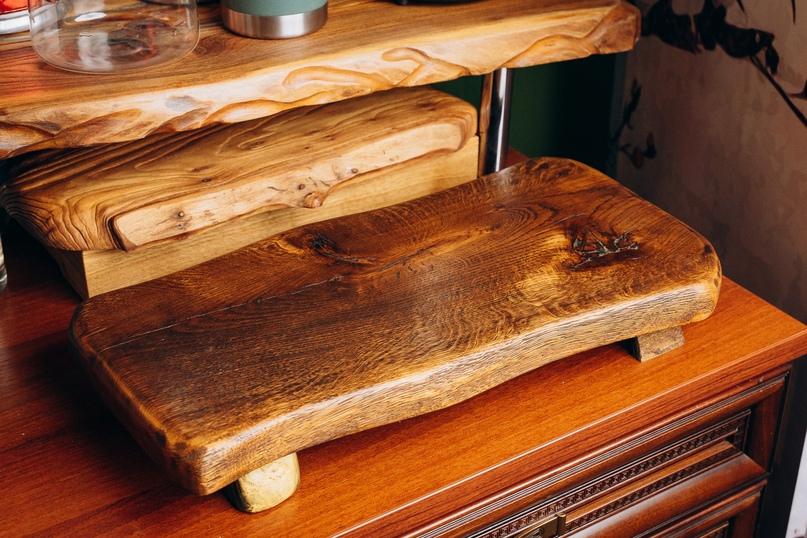 Чабань (чайный стол) из темной древесины