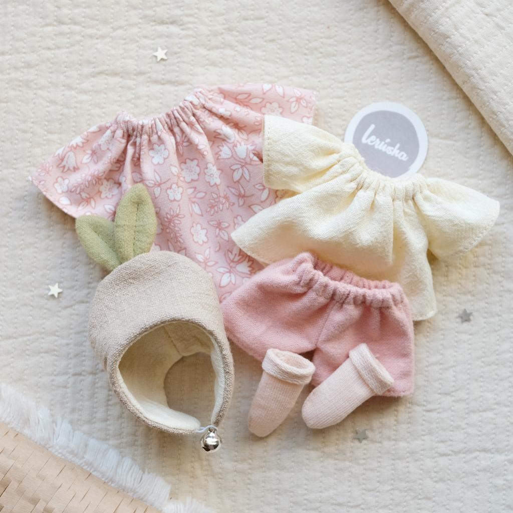 Набор одежды Розовый (для Маленькой куклы 15 см)