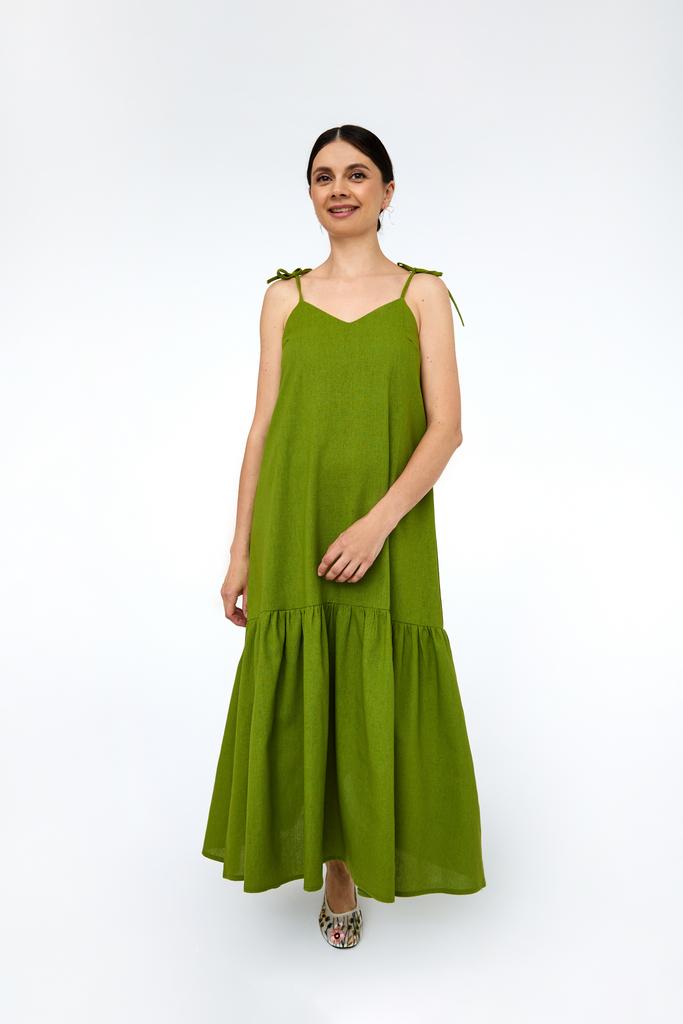 Сарафан с воланами // GREEN