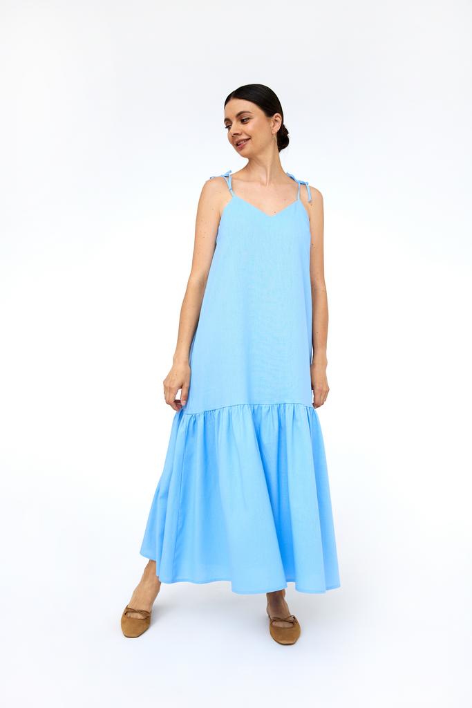 Сарафан с воланами // BLUE