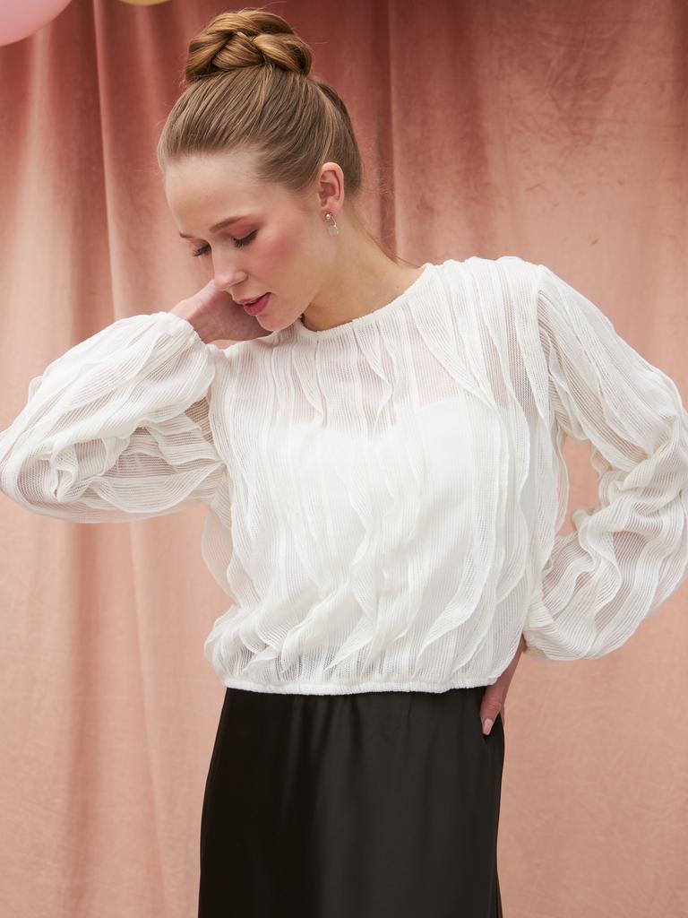 Блуза WAVE // WHITE