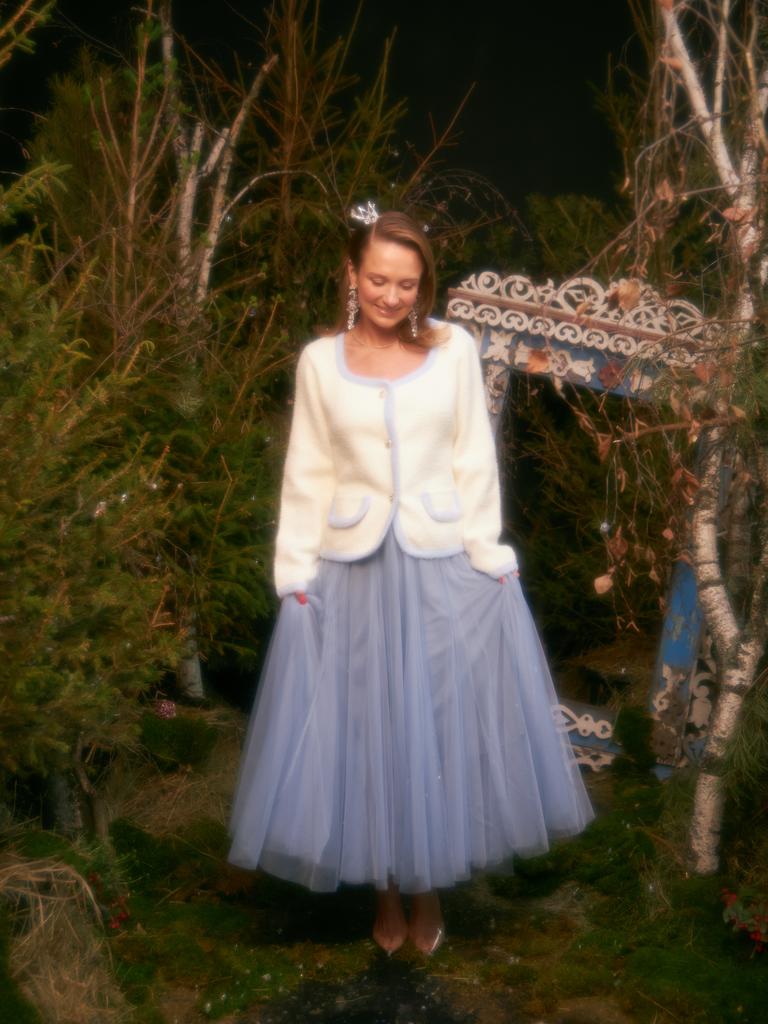 Юбка-зефирка // BLUE