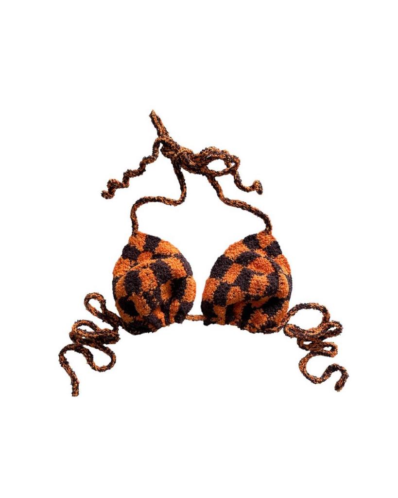 Crochet bikini top Tigger