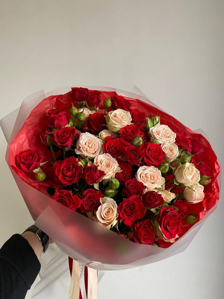 МОНОБУКЕТ «КРАСНЫЙ БАРХАТ»