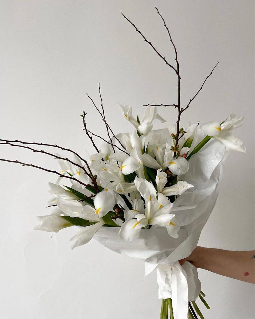 ДУОБУКЕТ "БЕЛЫЙ ИРИС"