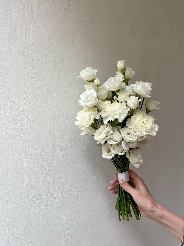 БУКЕТ НЕВЕСТЫ "ЭУСТОМА&ДИАНТУСЫ"