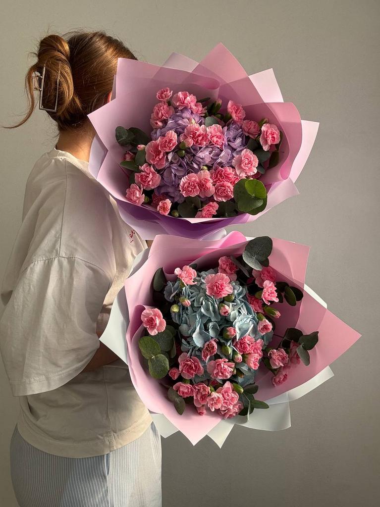 ДУОБУКЕТ "ДИАНТУСЫ И ГОРТЕНЗИИ"