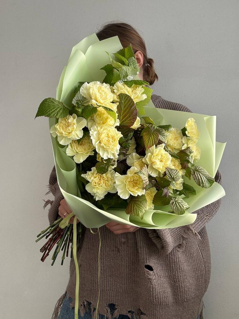 ДУОБУКЕТ "ДИАНТУСЫ С МАЛИНОЙ"