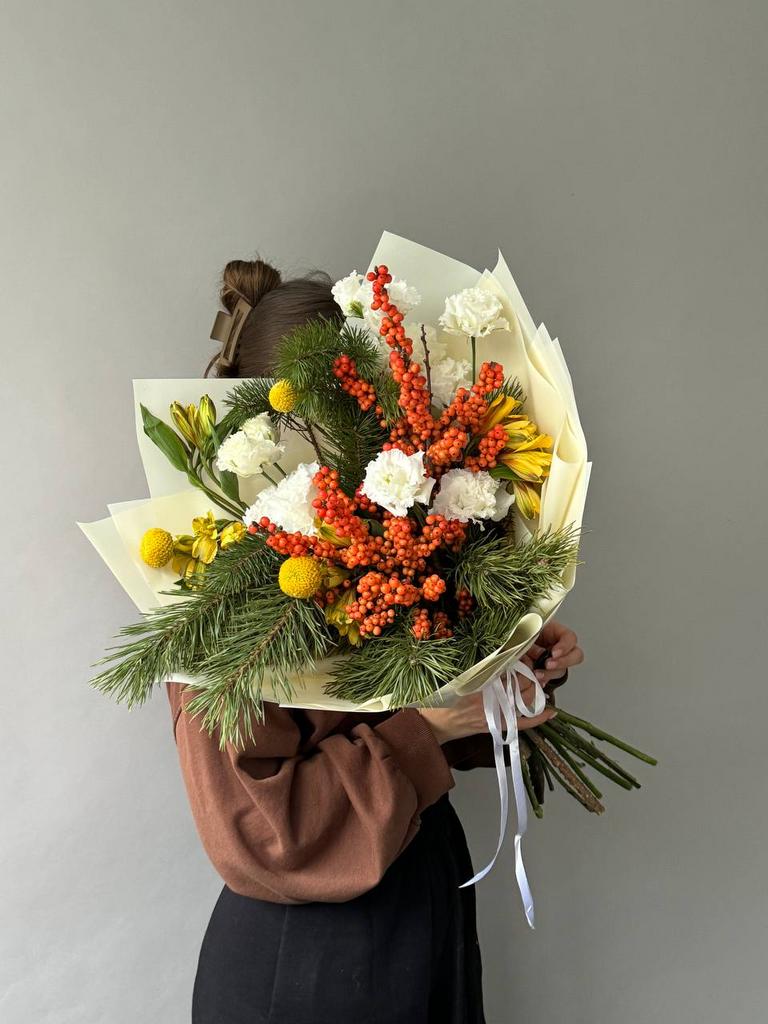 АВТОРСКИЙ БУКЕТ "СНЕГИРЬ"