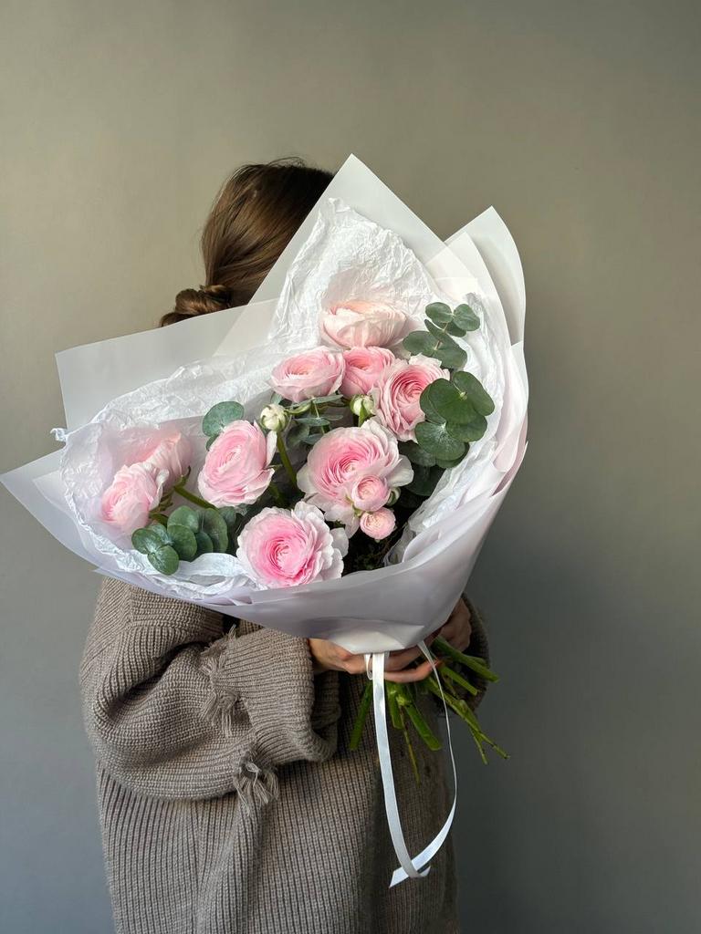 МОНОБУКЕТ "РАНУНКУЛЮСЫ ПИНК"