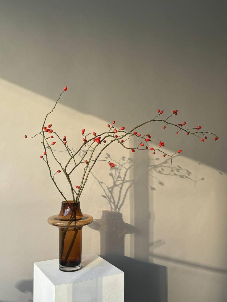 ЦВЕТЫ В ИНТЕРЬЕР "ЯГОДЫ ШИПОВНИКА"