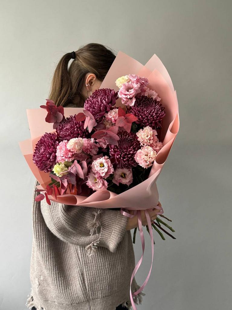 АВТОРСКИЙ БУКЕТ "ВИННЫЙ ПОЦЕЛУЙ"