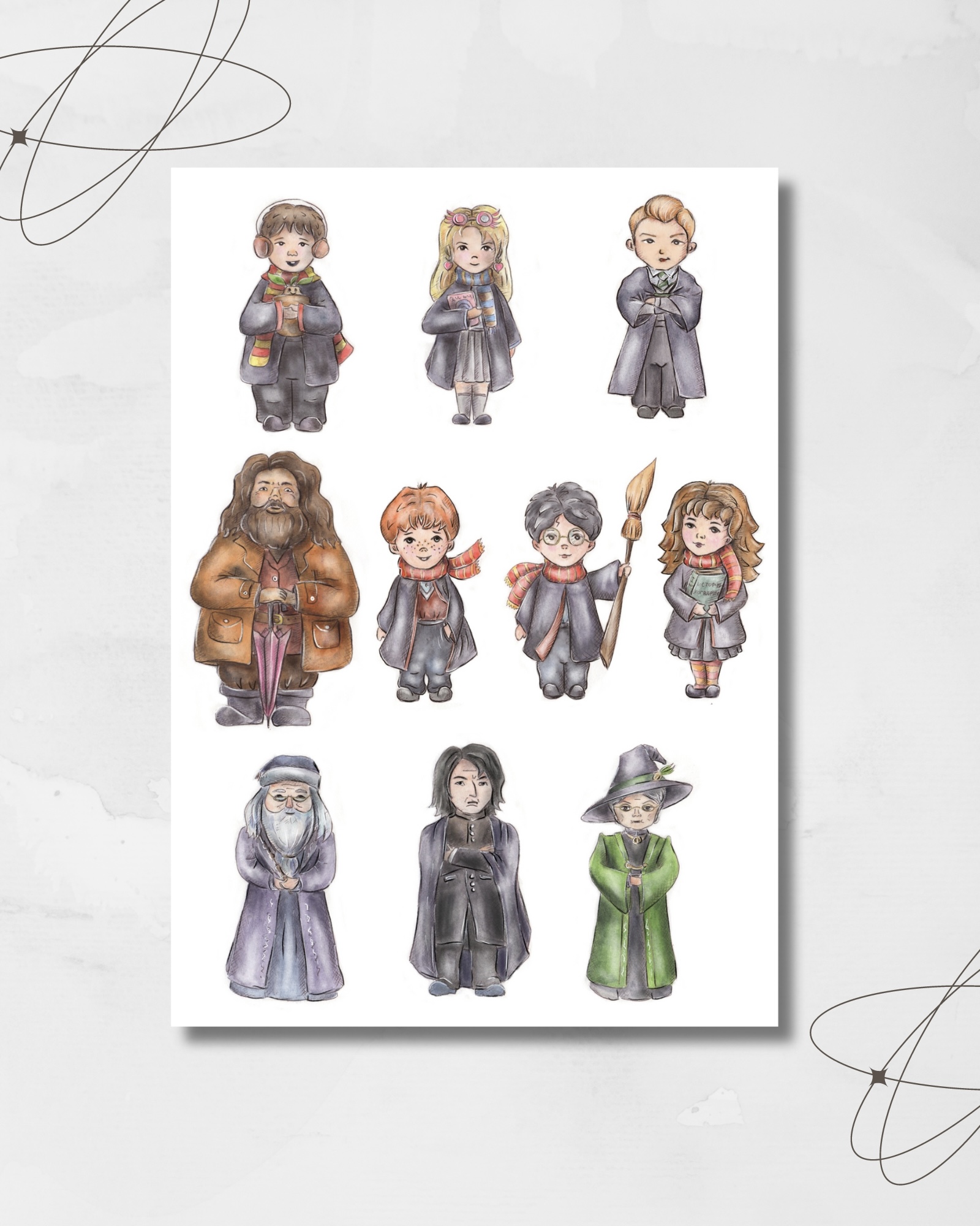 Стикерпак «Герои Хогвартса»