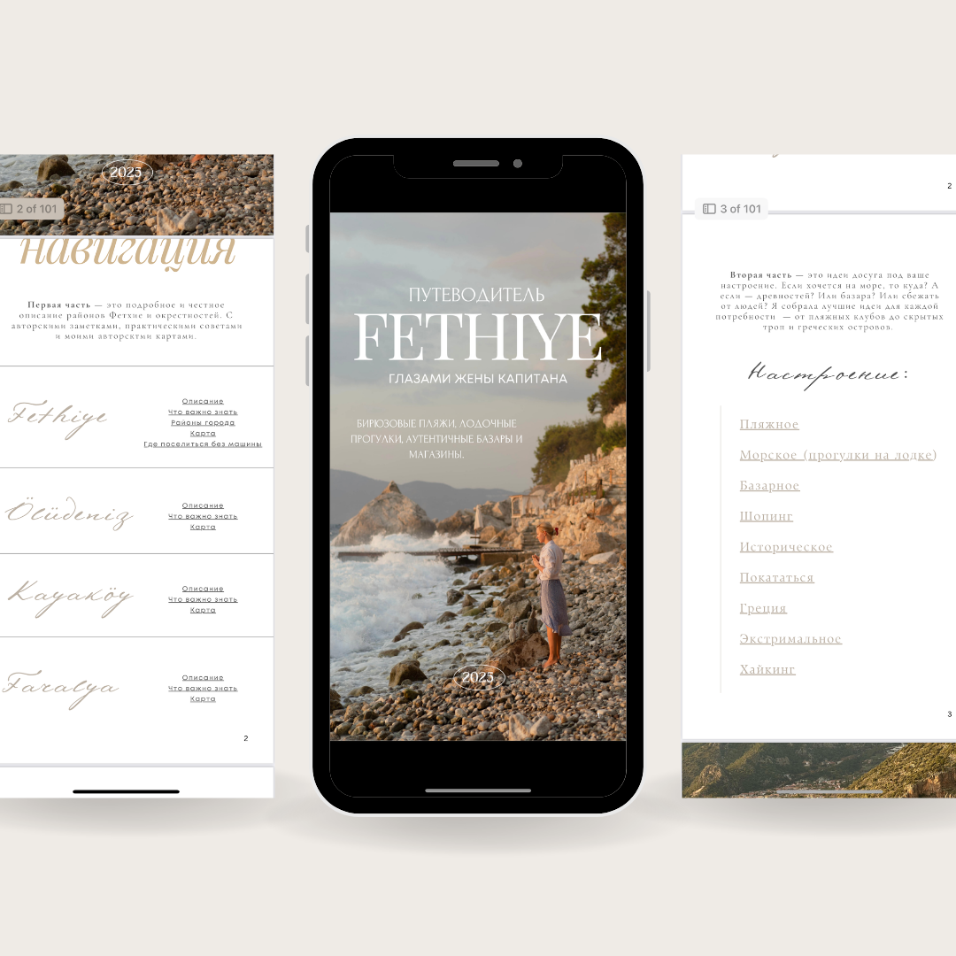 Фетхие Глазами Жены Капитана + онлайн-гайд по межсезонью в подарок