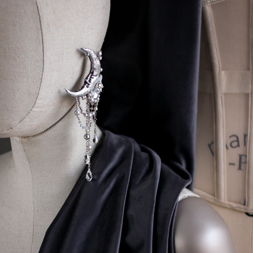 Моносерьга «Молодой Месяц»