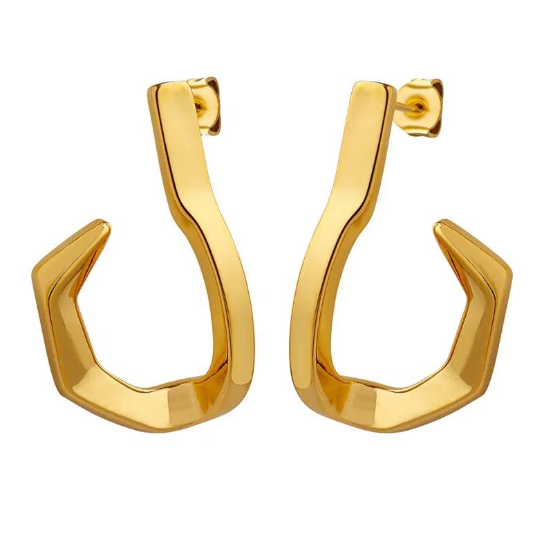 Серьги полукольца Object