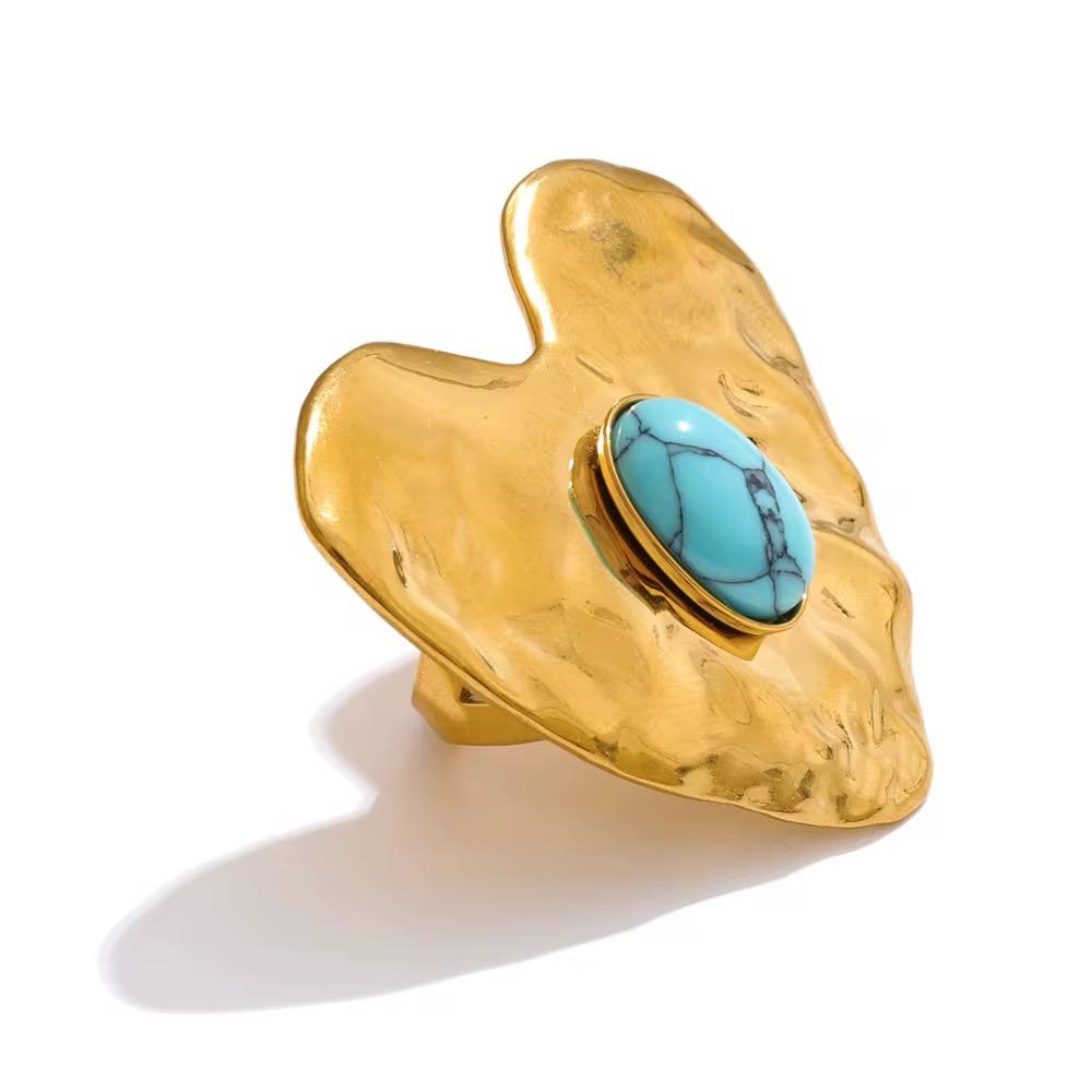 Кольцо Turquoise Heart