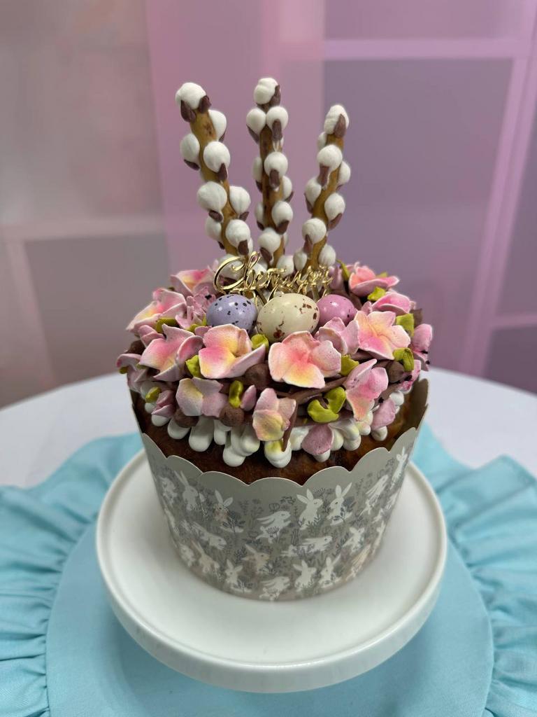 Пасхальный кулич №4. Верба в гнезде