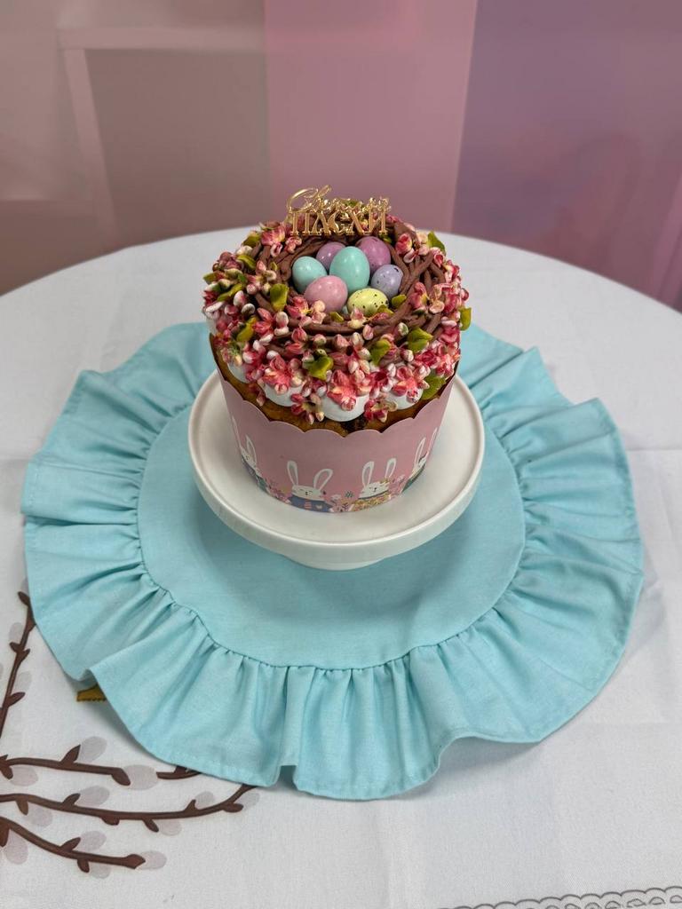 Пасхальный кулич №6. Гнездо с яйцами