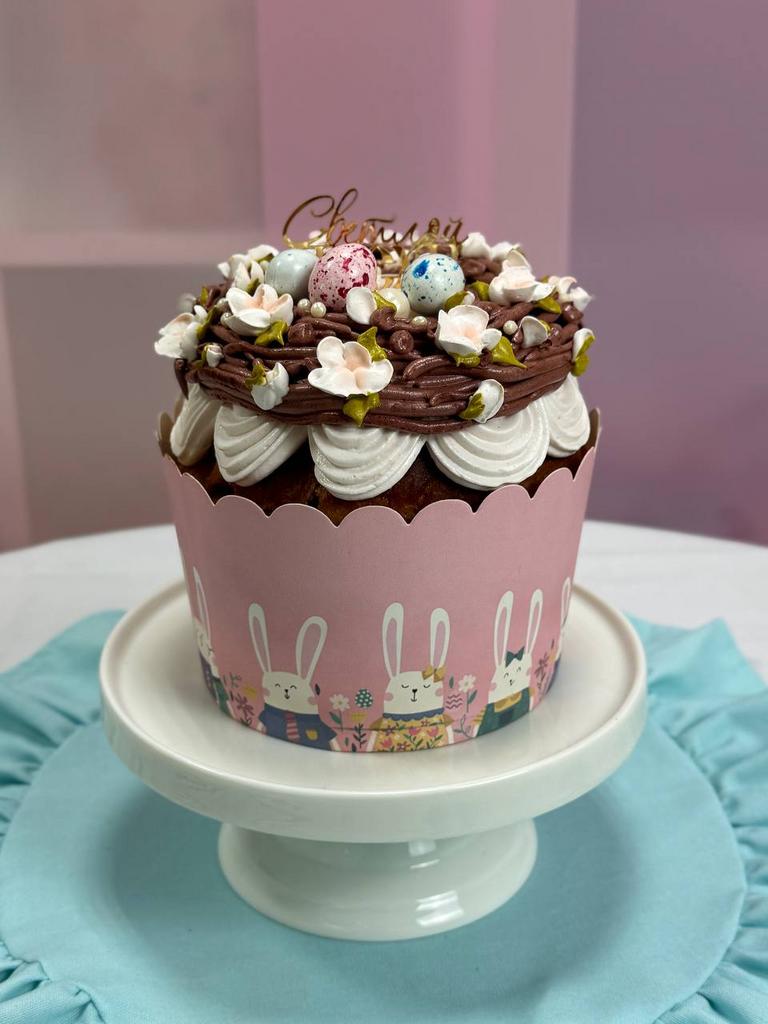 Пасхальный кулич №7. Гнездо 2 с яйцами