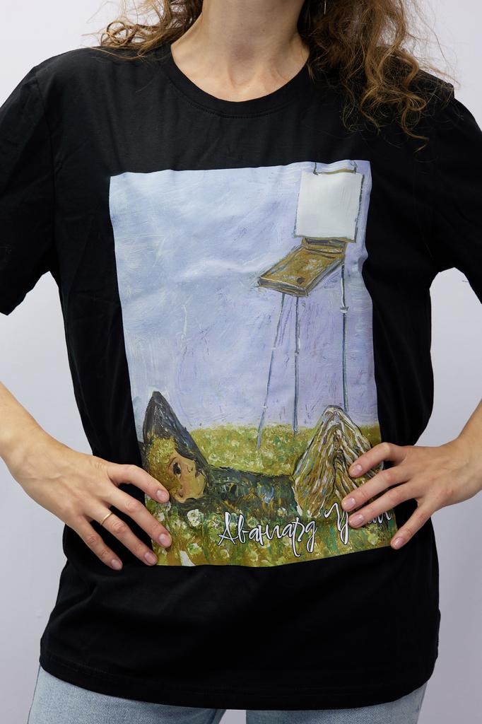 Футболка с картиной "Художник"