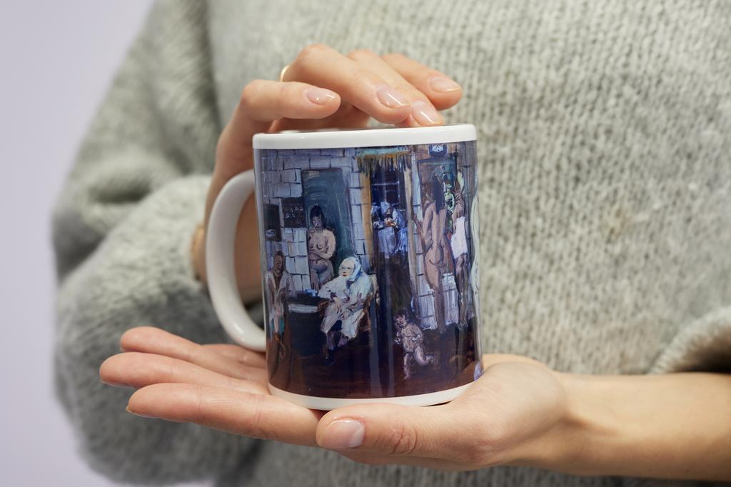 Кружка с картиной "В Сандуновских банях"