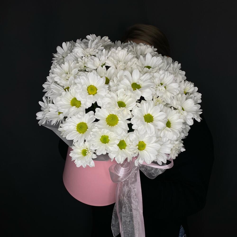 Цветы в коробке «Воздушный сарафан»