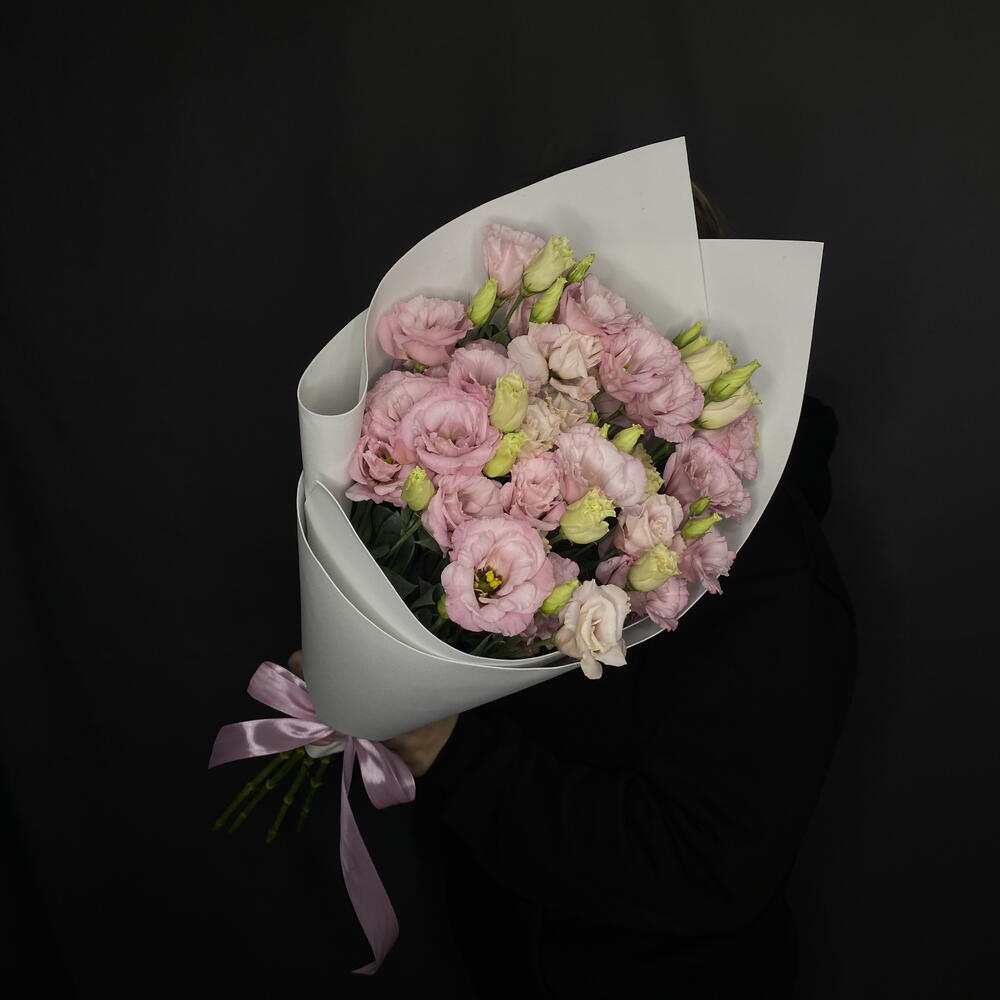 Монобукет с эустомой «Напоминание о лете»