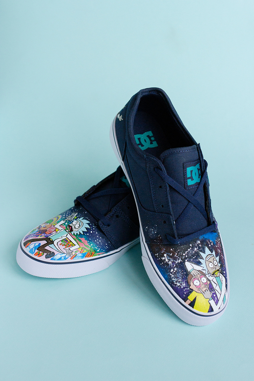 Кеды с росписью Рик и Морти-2