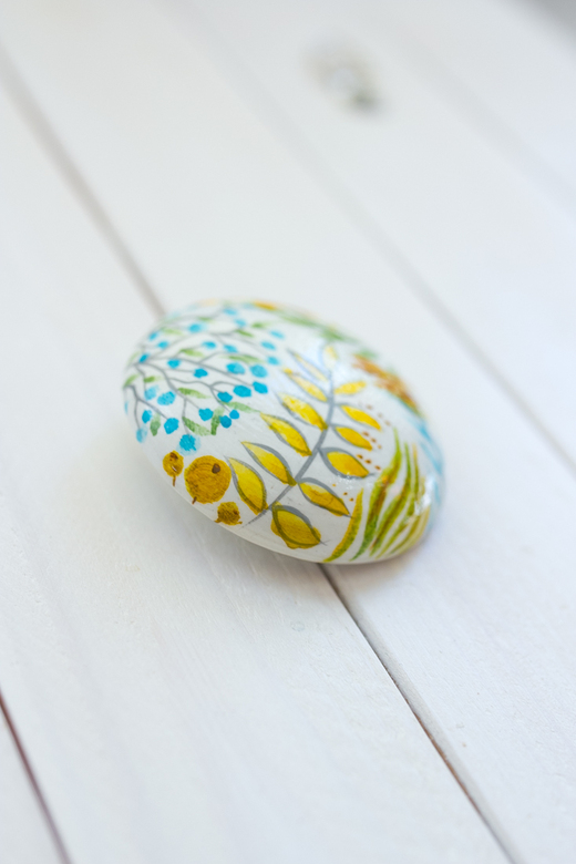 Брошь с росписью - Сказочный лес-2