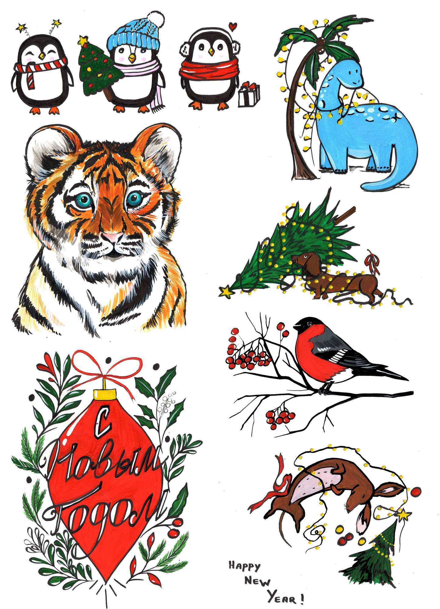 Дашина раскраска - Взрослый Набор с футболкой