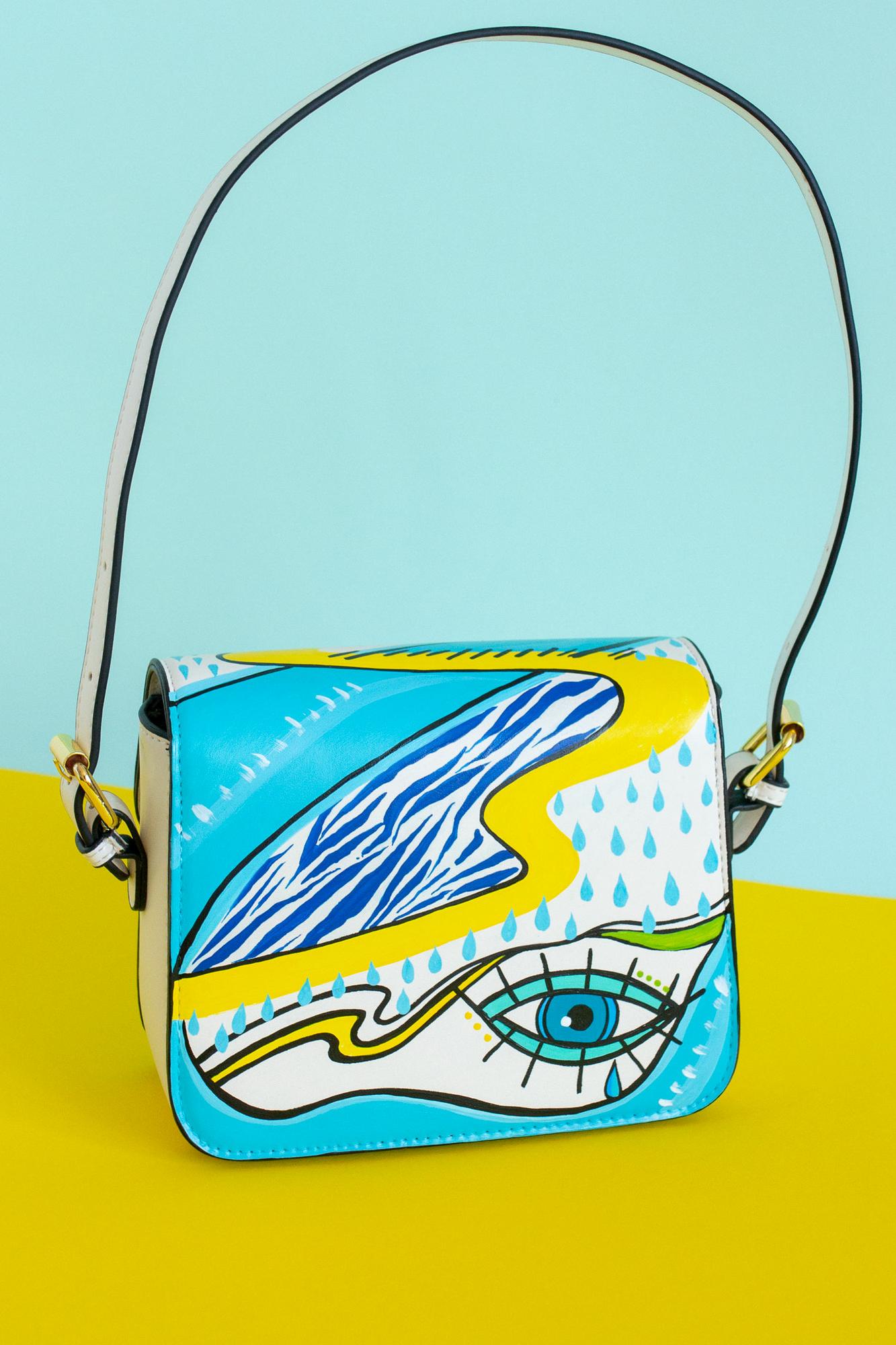 Сумка через плечо с ярким рисунком - Смотри