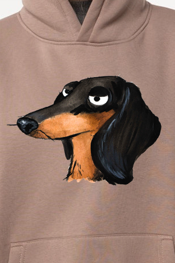 Худи или свитшот с росписью - Такса Подозревака