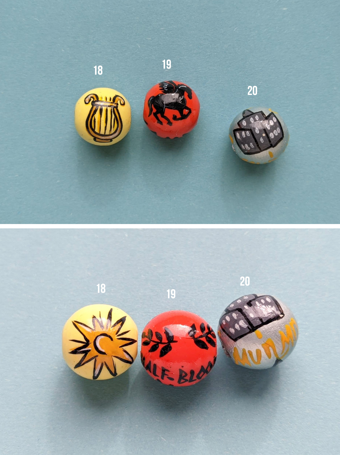 Бусины по мотивам книг о Перси Джексоне