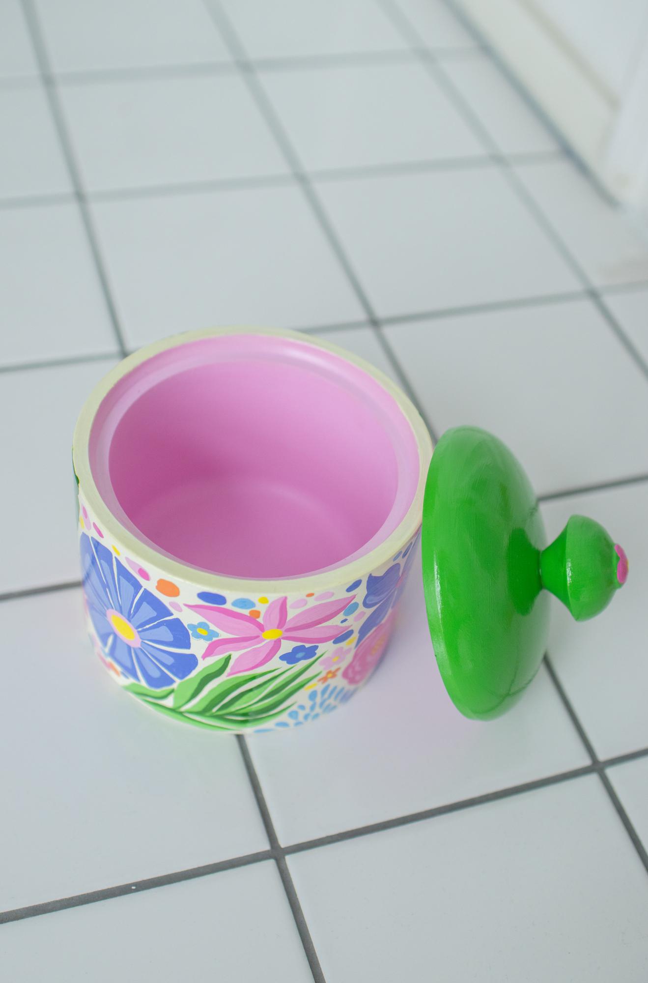 Шкатулка из дерева с ручной росписью - Летние сны