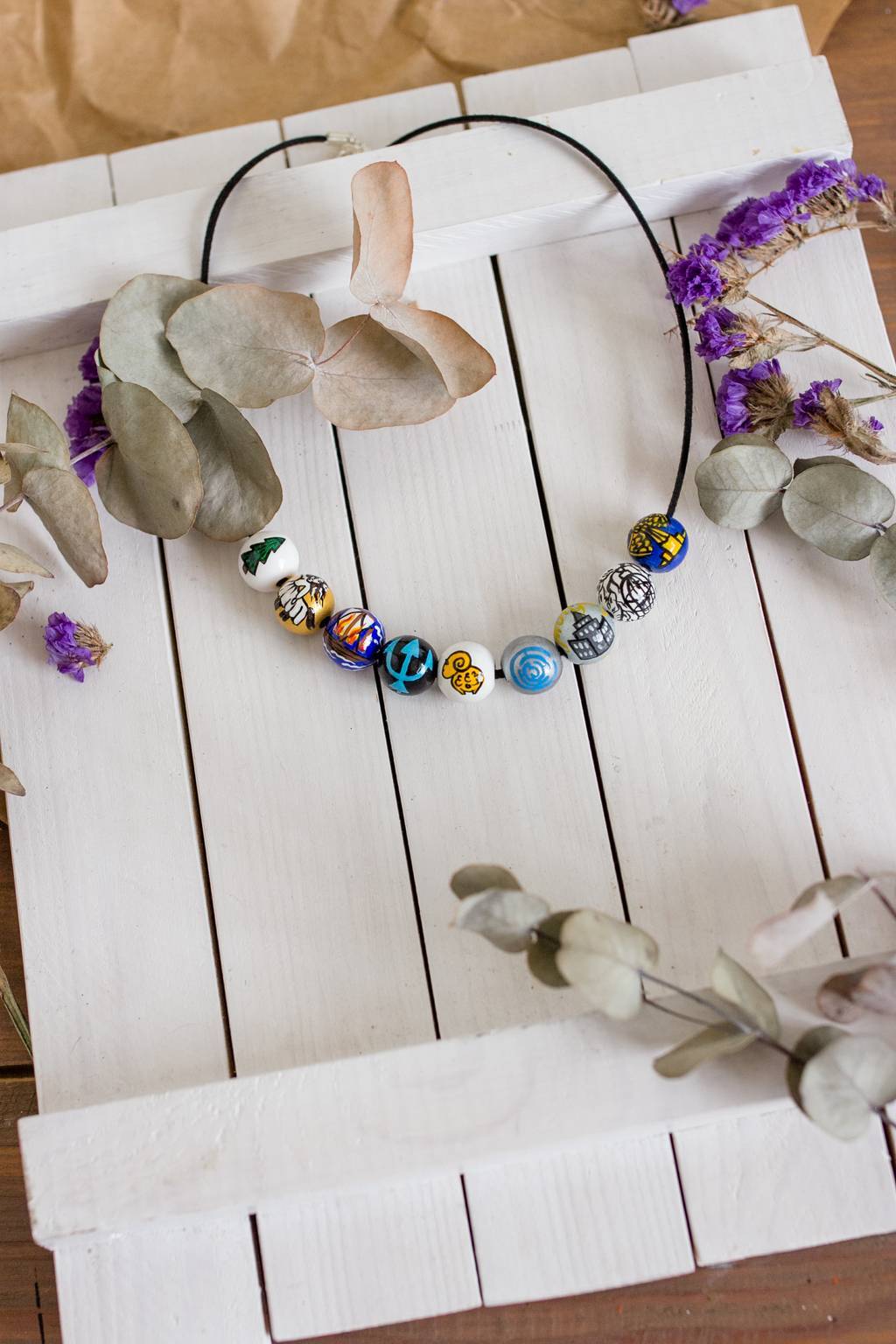 Бусы по мотивам книг о Перси Джексоне #3